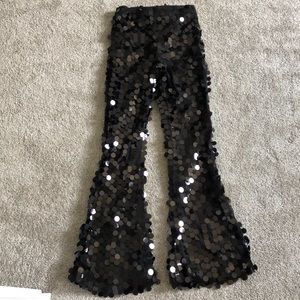Forever 21 sequin flare pants (worn once!)